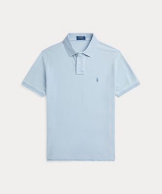 ＜POLO RALPH LAUREN (Men)＞カスタム　スリム　フィット　インディゴ　メッシュ　ポロシャツ　ＭＮＰＯＫＮＩ１Ｎ８２３２３６