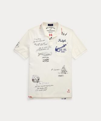 ＜POLO RALPH LAUREN (Men)＞クラシック　フィット　メッシュ　グラフィック　ポロシャツ　ＭＮＰＯＫＮＩ１Ｎ８２３２９９