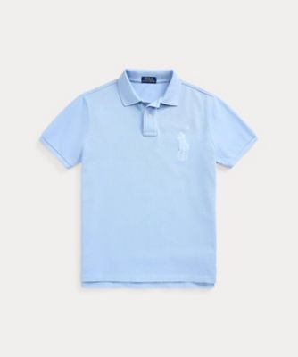 POLO RALPH LAUREN (Men)/ポロ ラルフ ローレン カスタム　スリム　フィット　Ｂｉｇ　Ｐｏｎｙ　メッシュ　ポロシャツ　ＭＮＰＯＫＮＩ１Ｎ８２３３７９