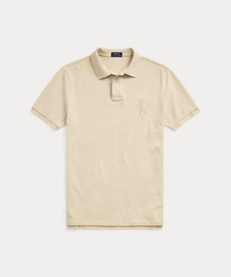 ＜POLO RALPH LAUREN (Men)＞カスタム　スリム　フィット　Ｂｉｇ　Ｐｏｎｙ　メッシュ　ポロシャツ　ＭＮＰＯＫＮＩ１Ｎ８２３３８９