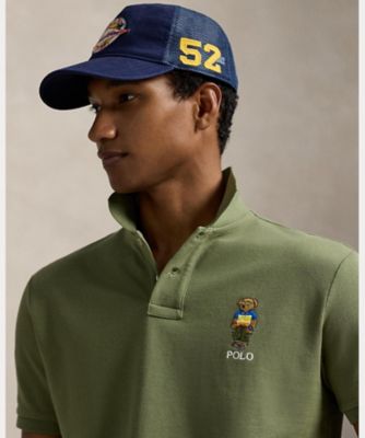 カスタム　スリム　Ｐｏｌｏ　ベア　メッシュ　ポロシャツ　ＭＮＰＯＫＮＩ１Ｎ８２３４４８