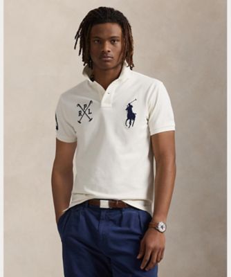 ポロラルフローレン ポニーメッシュポロ（CUSTOM SLIM FIT／M） カスタム スリム フィット ストレッチ メッシュ ポロシャツ