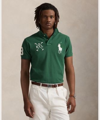 ポロラルフローレン ビッグポニー メッシュポロ（CUSTOM SLIM FIT） カスタム スリム フィット Big Pony メッシュ ポロシャツ