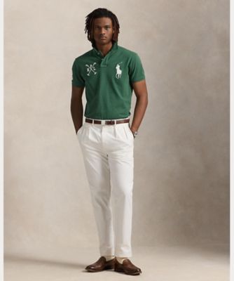 カスタム スリム フィット Big Pony メッシュ ポロシャツ