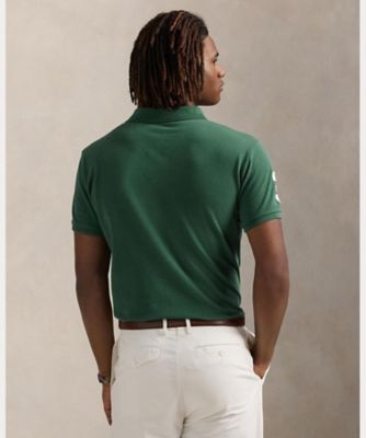 カスタム スリム フィット Big Pony メッシュ ポロシャツ