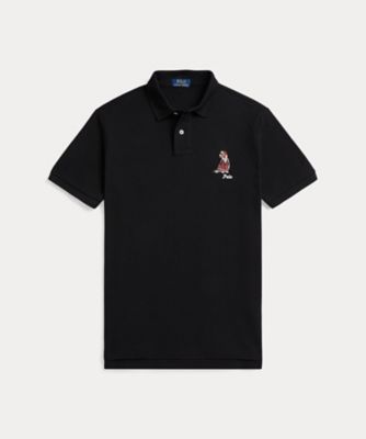 カスタム スリム ロングスリーブ ポロシャツ