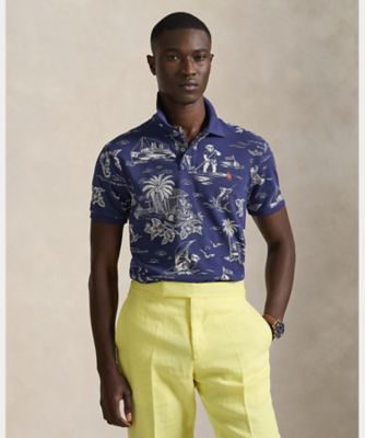 クラシック フィット Polo ベア メッシュ ポロシャツ