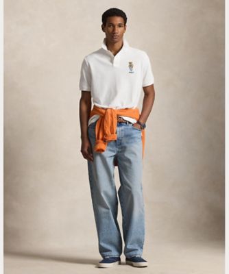 クラシック フィット Polo ベア メッシュ ポロシャツ