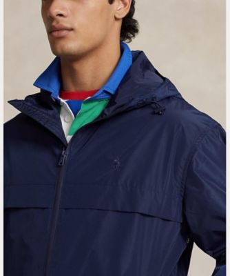 POLO RALPH LAUREN ウォーターリペラント フーデッド ジャケット 410/ネイビー S