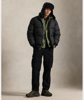 送料無料】テクスチャード リップストップ ダウン ジャケット