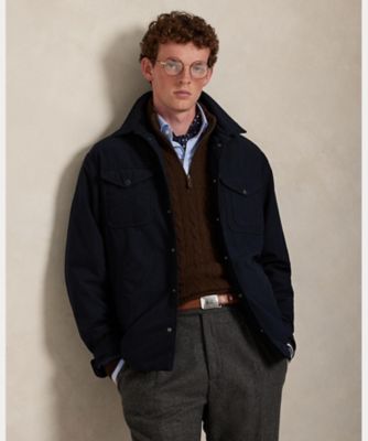 RALPH LAUREN ラルフローレン　ニットジャケット　カシミア混　M ケーブルニット ウールカシミヤ セーター