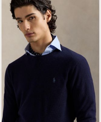 ウール クルーネック セーター MNPOSWE16822395 | POLO