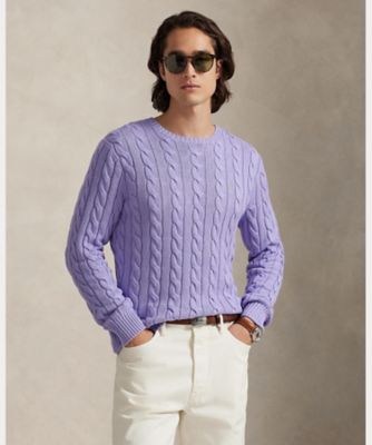 ケーブルニット コットン セーター MNPOSWE16822542