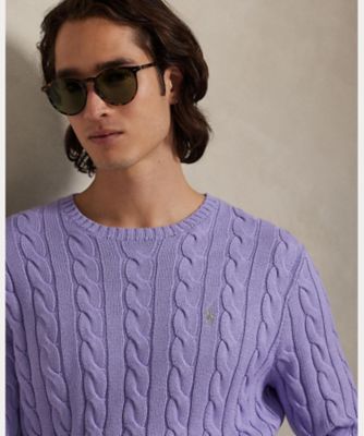 ケーブルニット コットン セーター MNPOSWE16822542