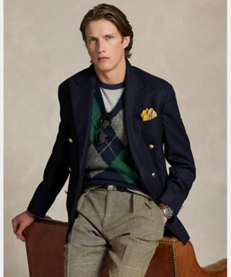 ビッグ フィット アーガイル セーター ベスト