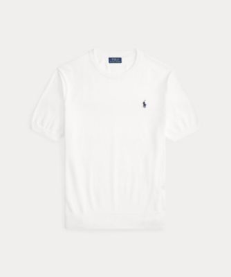 POLO RALPH LAUREN (Men)/ポロ ラルフ ローレン コットン クルーネック ショートスリーブ セーター MNPOSWE1N820077