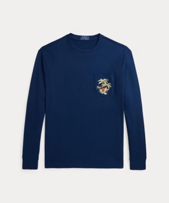 ＜POLO RALPH LAUREN (Men)＞クラシック　フィット　エンブロイダリー　ジャージー　Ｔシャツ　ＭＮＰＯＴＳＨ１６８２０３７６