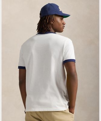 POLO Ralph Lauren ★ジャージー素材 グラフィック Ｔシャツ スタンダード フィット スラブ ジャージー グラフィック T