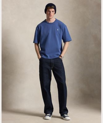 【極美】Polo Ralph Lauren リラックスフィット 長袖シャツ リラックス フィット ヘビーウェイト ジャージー Tシャツ