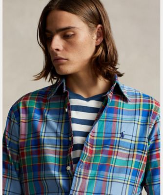 クラシック フィット プラッド オックスフォード シャツ  