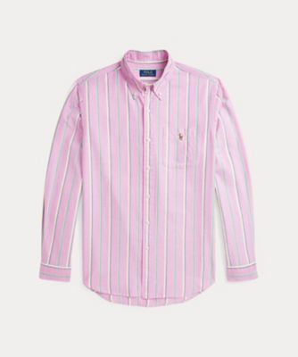 ＜POLO RALPH LAUREN (Men)＞クラシック　フィット　ストライプド　オックスフォード　シャツ　ＭＮＰＯＷＯＶ１６８２３８５８