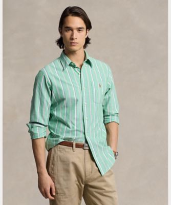 クラシック フィット ストライプド オックスフォード シャツ ＭＮＰＯＷＯＶ１６８２３８６８ | POLO RALPH LAUREN (Men)/ポロ  ラルフ ローレン | 三越伊勢丹オンラインストア・通販【公式】