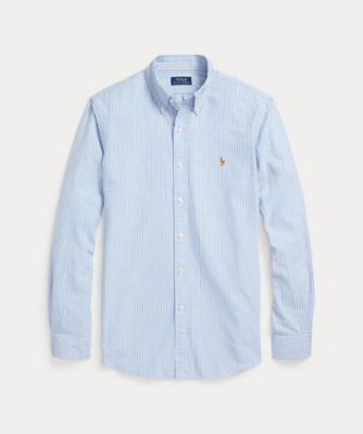 ＜POLO RALPH LAUREN (Men)＞クラシック　フィット　ストライプド　オックスフォード　シャツ　ＭＮＰＯＷＯＶ１６８２３９８８