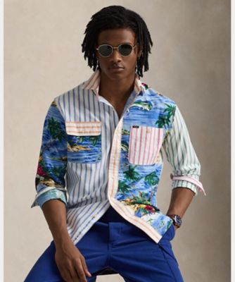 POLO RALPH LAUREN パッチワークシャツポロラルフローレン