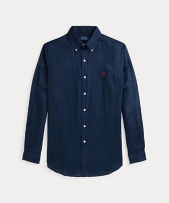 ＜POLO RALPH LAUREN (Men)＞クラシック　フィット　リネン　シャツ　ＭＮＰＯＷＯＶ１６８２４１３９