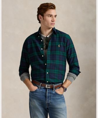 クラシック フィット チェック オックスフォード シャツ