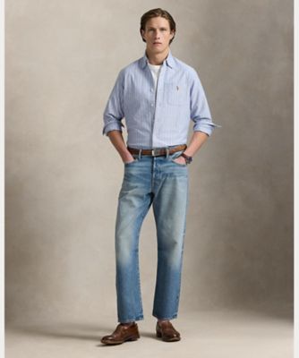 クラシック フィット ストライプド オックスフォード シャツ