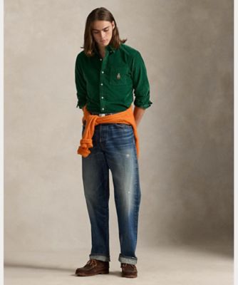クラシック フィット Polo ベア コーデュロイ シャツ
