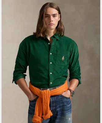 クラシック フィット Polo ベア コーデュロイ シャツ