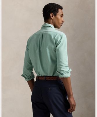 Ｍ ラルフローレン クラシックフィット Polo ポニー オックスフォードシャツ クラシック フィット ストライプド オックスフォード シャツ