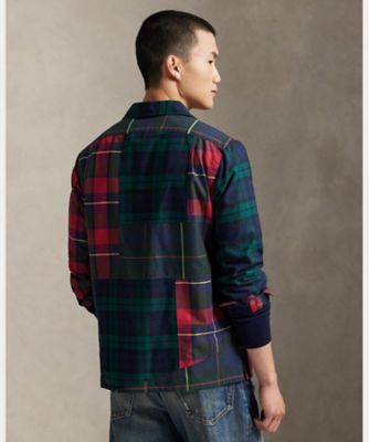 クラシック フィット パッチワーク オックスフォード キャンプ シャツ