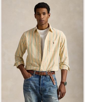 クラシック フィット ストライプド オックスフォード シャツ