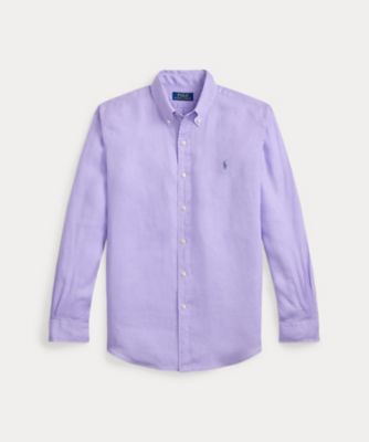 ＜POLO RALPH LAUREN (Men)＞クラシック　フィット　リネン　シャツ　ＭＮＰＯＷＯＶ１６８２４７６７