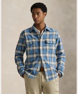 クラシック フィット チェック フランネル ワークシャツ