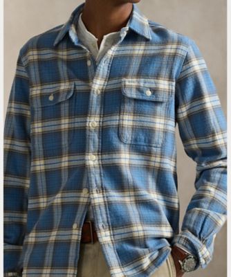 新品　ラルフローレン チェック　フランネル　コットン シャツ 400 POLO RALPH LAUREN（ポロ・ラルフローレン） ポロ ラルフローレン
