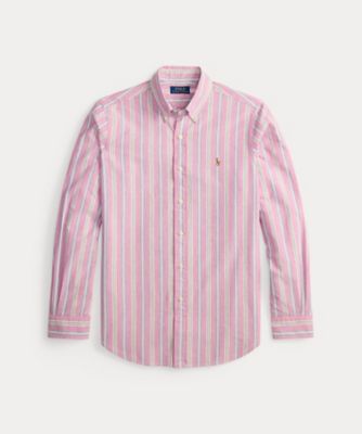 ＜POLO RALPH LAUREN (Men)＞クラシック　フィット　ストライプド　オックスフォード　シャツ　ＭＮＰＯＷＯＶ１６８２４８２２