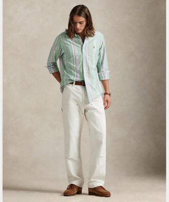 クラシック フィット ストライプド オックスフォード シャツ