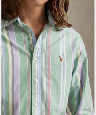 クラシック フィット ストライプド オックスフォード シャツ