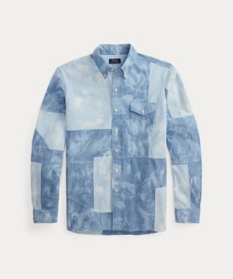 ＜POLO RALPH LAUREN (Men)＞クラシック　フィット　パッチワーク　シャンブレー　シャツ　ＭＮＰＯＷＯＶ１６８２４９１８