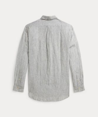 Polo Ralph Lauren クラシック フィット リネン シャツ クラシック フィット ストライプド リネン シャツ