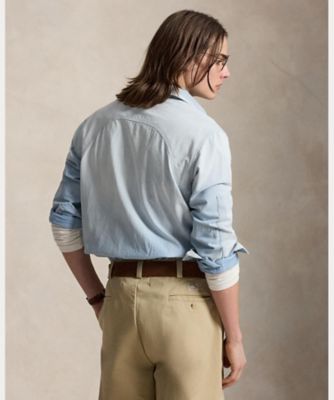 クラシック フィット シャンブレー ワークシャツ
