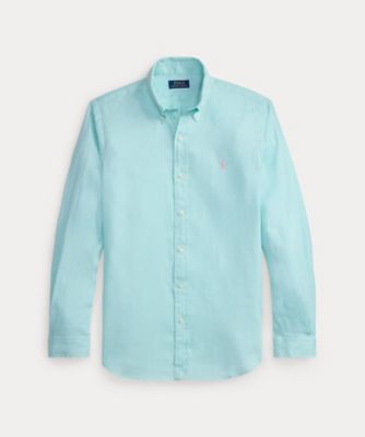 ＜POLO RALPH LAUREN (Men)＞クラシック　フィット　リネン　シャツ　ＭＮＰＯＷＯＶ１６８２５００４