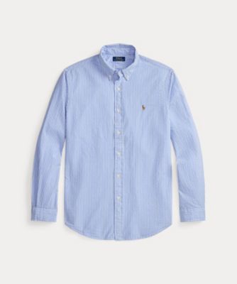 ＜POLO RALPH LAUREN (Men)＞クラシック　フィット　ストライプド　シアサッカー　シャツ　ＭＮＰＯＷＯＶ１６８２５０２７
