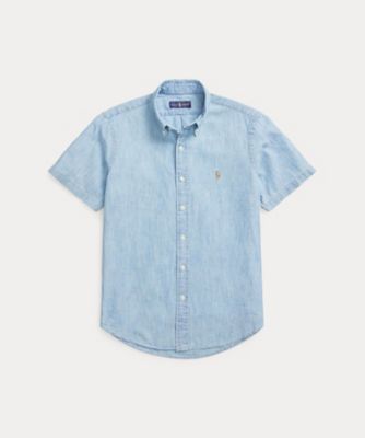 ＜POLO RALPH LAUREN (Men)＞クラシック　フィット　シャンブレー　シャツ　ＭＮＰＯＷＯＶ１Ｎ８２０４４６