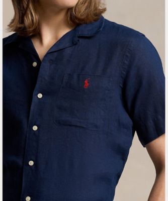 クラシック フィット リネン キャンプ シャツ ＭＮＰＯＷＯＶ１Ｎ８２０７５３ | POLO RALPH LAUREN (Men)/ポロ ラルフ  ローレン | 三越伊勢丹オンラインストア・通販【公式】