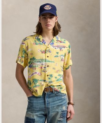 クラシック　フィット　Ｐｏｌｏ　ベア　キャンプ　シャツ　ＭＮＰＯＷＯＶ１Ｎ８２０８９３